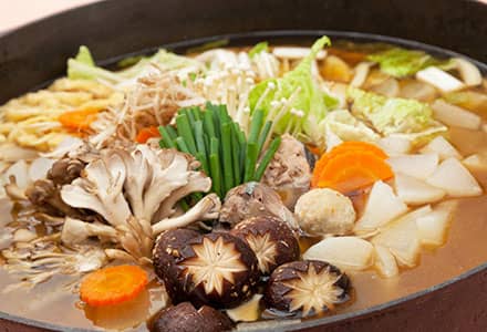 地元の名物 歩荷汁(ぼっか汁)